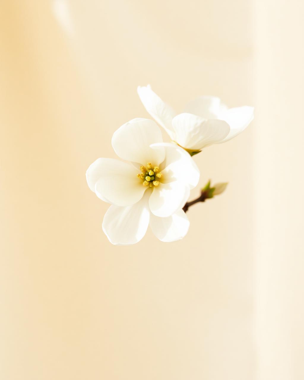 Magnolia en fleur, détail botanique